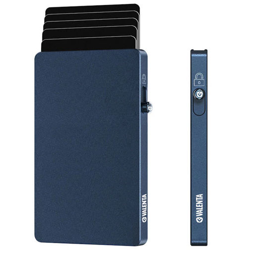 Θήκη καρτών Valenta MagSafe Titanium Blue 588287 RFID — 8719638588287 Lichnaribooks