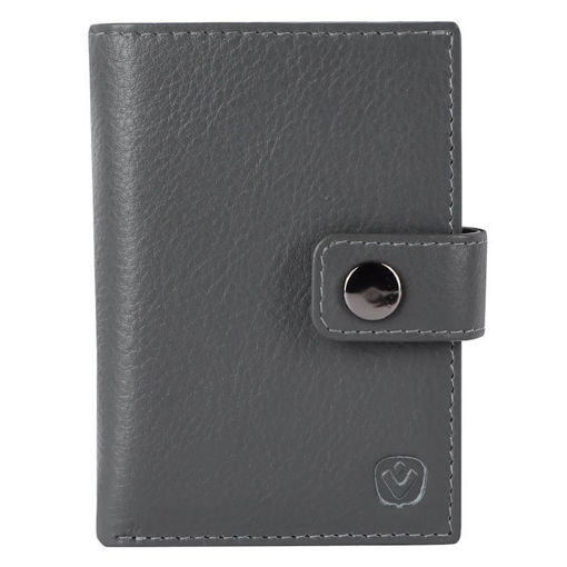 Πορτοφόλι δερμάτινο Valenta MagSafe Luxury Grey 588393 — 8719638588393 Lichnaribooks