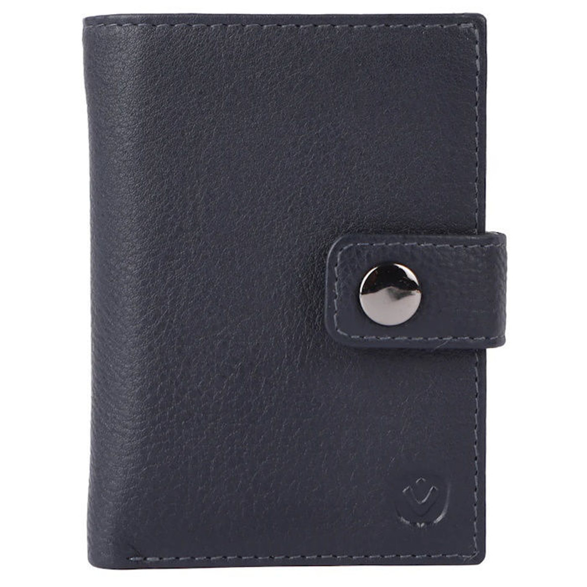 Πορτοφόλι δερμάτινο Valenta MagSafe Luxury Navy Blue 588416 — 8719638588416 Lichnaribooks