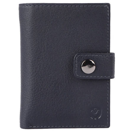 Πορτοφόλι δερμάτινο Valenta MagSafe Luxury Navy Blue 588416 — 8719638588416 Lichnaribooks