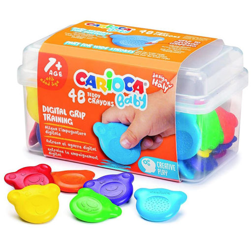 Εικόνα της Κηρομπογιές Carioca baby treddy 48τεμ. 42958