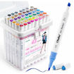 Εικόνα της Μαρκαδόροι Ohuhu Art Markers Chisel & Fineliner 48τμχ. 80401-07