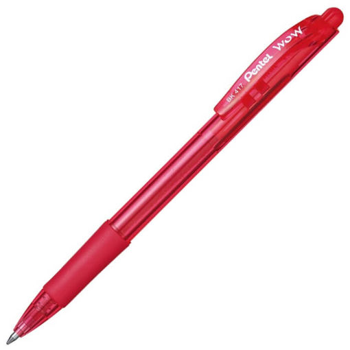Εικόνα της Στυλό κουμπί Pentel WOW 0.7mm ροζ BK417P