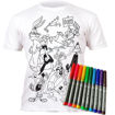 Εικόνα της Μαρκαδόροι 10τμχ. με μπλουζάκι T-Shirt 5-6 χρονών Looney Tunes 146154