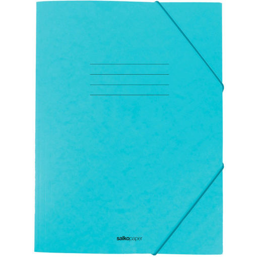 Εικόνα της Ντοσιέ λάστιχο Salko πρεσπάν Pastel μπλε 2541