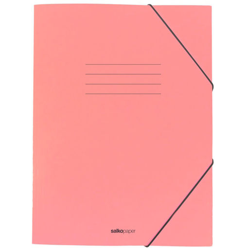 Εικόνα της Ντοσιέ λάστιχο Salko πρεσπάν Pastel ροζ 2543