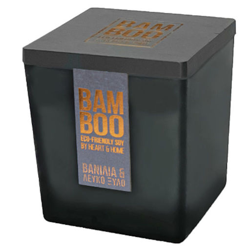 Εικόνα της Κερί Bamboo Heart & Home Βανίλια & Λευκό ξύλο 210gr 276700510