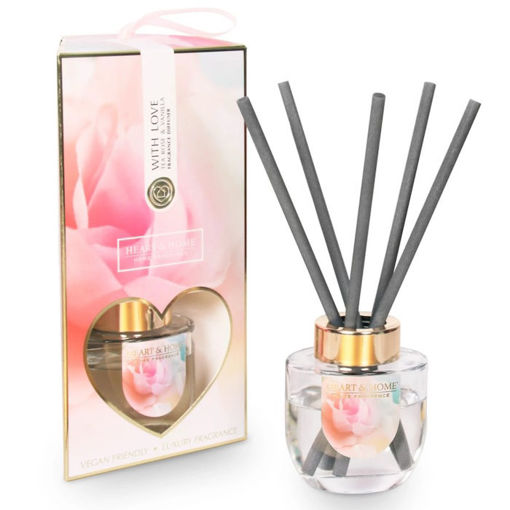 Εικόνα της Αρωματικό χώρου Heart & Home με στικς ''Με αγάπή'' 01020353