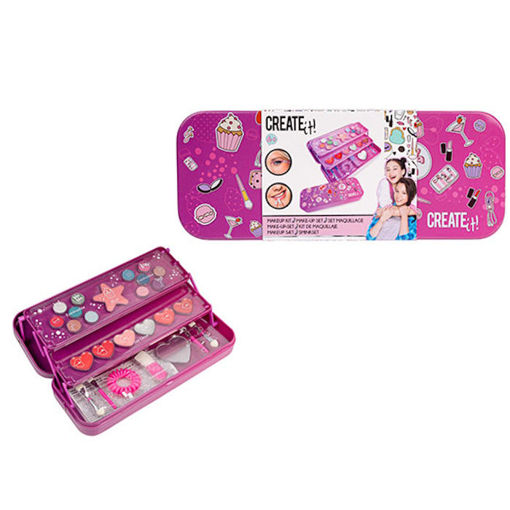 Εικόνα της Create It! Μακιγιάζ σε μεταλλική κασετίνα 3 θέσεων 84504V1