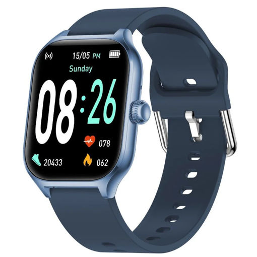 Εικόνα της Smartwatch Fontastic 395CH Timor 53mm με Παλμογράφο Μπλε