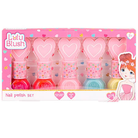 Εικόνα της Create It! Lulu Blush χρωματιστά μανό 5τεμ. βάση νερού 84957V1