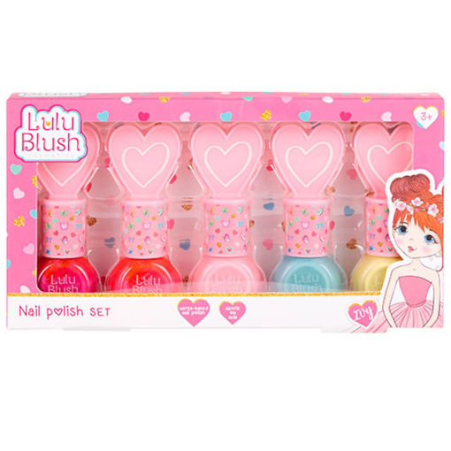 Εικόνα της Create It! Lulu Blush χρωματιστά μανό 5τεμ. βάση νερού 84957V1