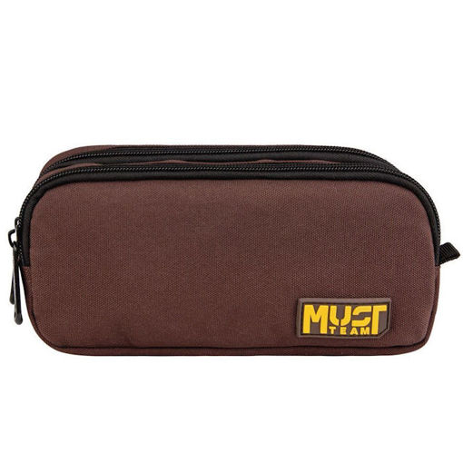 Εικόνα της Κασετίνα Must Team Monochrome καφέ με κίτρινο 000586372