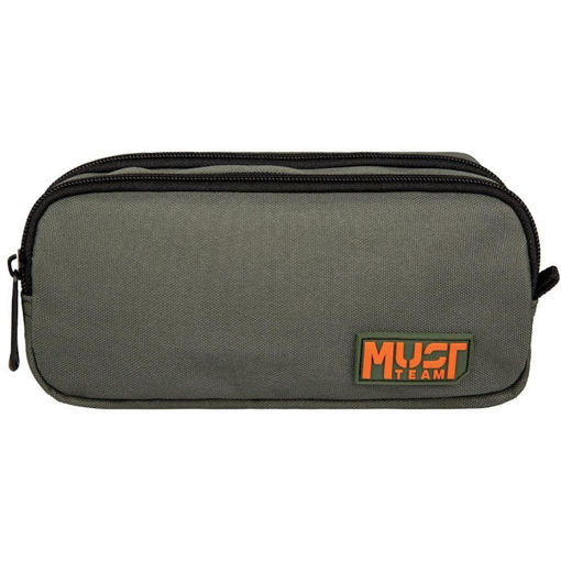 Εικόνα της Κασετίνα Must Team Monochrome σκ. λαδί με πορτοκαλί 000586378