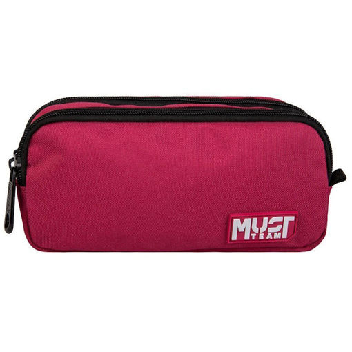 Εικόνα της Κασετίνα Must Team Monochrome μπορντό με γκρι 000586408