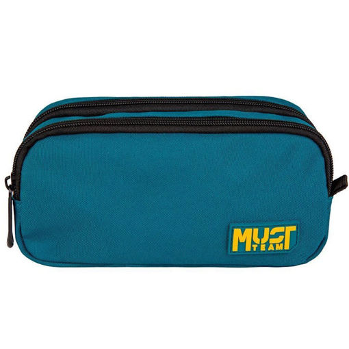 Εικόνα της Κασετίνα Must Team Monochrome πετρόλ με κίτρινο 000586384