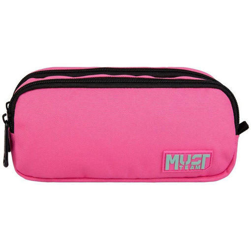 Εικόνα της Κασετίνα Must Team Monochrome ροζ με μέντα 000586414