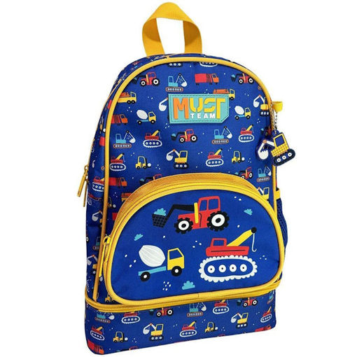 Εικόνα της Tσάντα νηπίου Must Team Construction με Ισοθερμική Θήκη Φαγητού 000586656