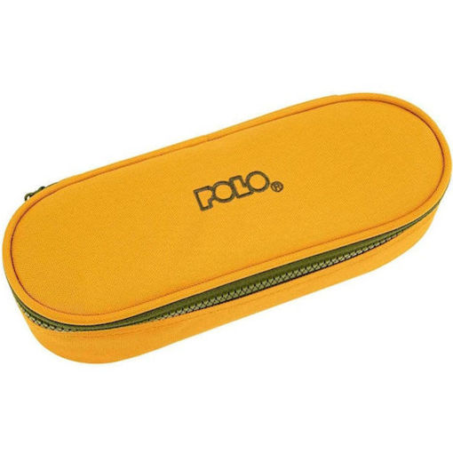 Κασετίνα POLO Box μουσταρδί - χακί με 2 θήκες και εσωτερική οργάνωση – Κωδικός 937003-7565