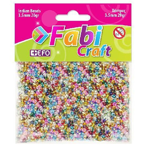 Εικόνα της Χάντρες πλαστικές Fabi 3.5mm 20gr 173101