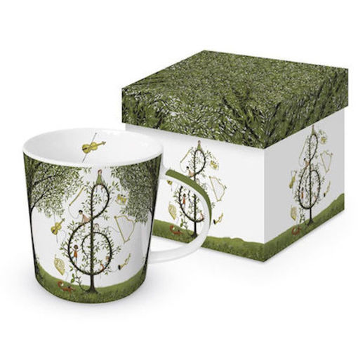 Εικόνα της Κεραμική Κούπα Paperproducts σε συσκευασία δώρου Music Was My First Love