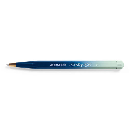 Εικόνα της Ballpoint Pen Leuchtturm1917 L Drehgriffel Nr.1 Bpen Gradient Edition Navy-Mint Grn