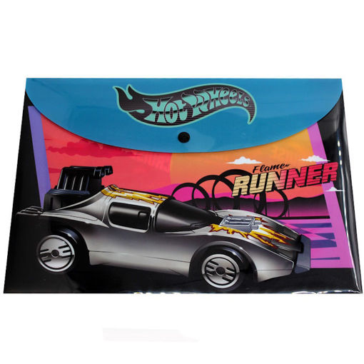 Εικόνα της Φάκελος κουμπί Α4 Gim Hot Wheels 349-29580