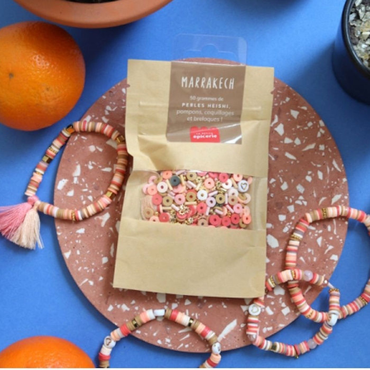 Εικόνα της Χάντρες La Petite Epicerie Mix of heishi beads and charms Marrakech 144028