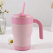 Εικόνα της Θερμός κούπα I-Drink Travel 420ml Pastel Pink ID0260