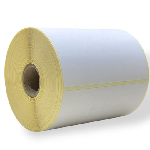 Λευκές ετικέτες ρολό 105x148mm αυτοκόλλητες για θερμικούς εκτυπωτές