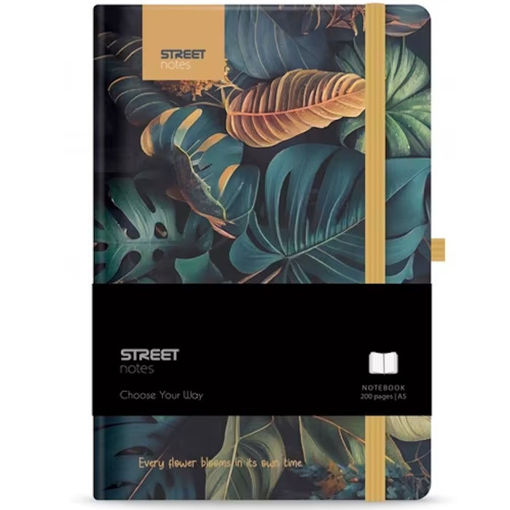 Εικόνα της Σημειωματάριο ριγέ Street Flowers Garden A6 96σελ. 157778089