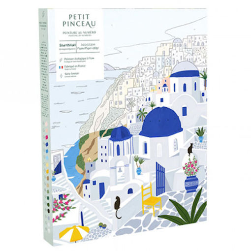 Εικόνα της Σετ ζωγραφικής La Petite Epicerie με αριθμούς - Μικρό Πινέλο - Σαντορίνη 350023