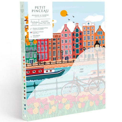 Εικόνα της Σετ ζωγραφικής La Petite Epicerie με αριθμούς - Μικρό Πινέλο - Amsterdam 350027