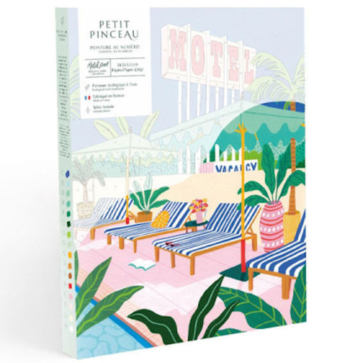 Εικόνα της Σετ ζωγραφικής La Petite Epicerie με αριθμούς - Μικρό Πινέλο - Η πισίνα του Μοτέλ 350036