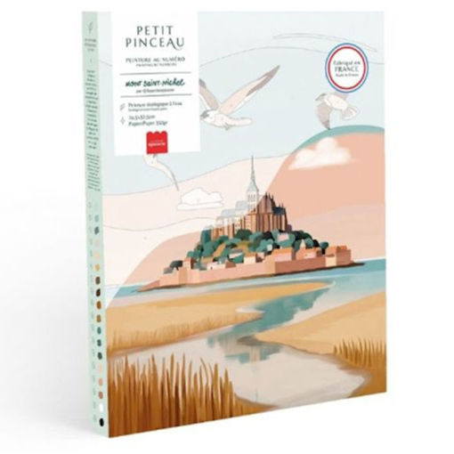 Εικόνα της Σετ ζωγραφικής La Petite Epicerie με αριθμούς - Μικρό Πινέλο - Mont Saint 350050