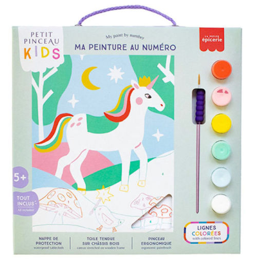 Εικόνα της Σετ ζωγραφικής La Petite Epicerie με αριθμούς - Little kids - Licorne Et Piou 351002