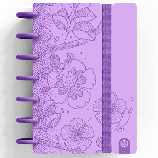 Εικόνα της Σημειωματάριο Carchivo Ingeniox Α6 dotted με 80φ αποσπώμενα λουλούδια μώβ 100gr 66016783