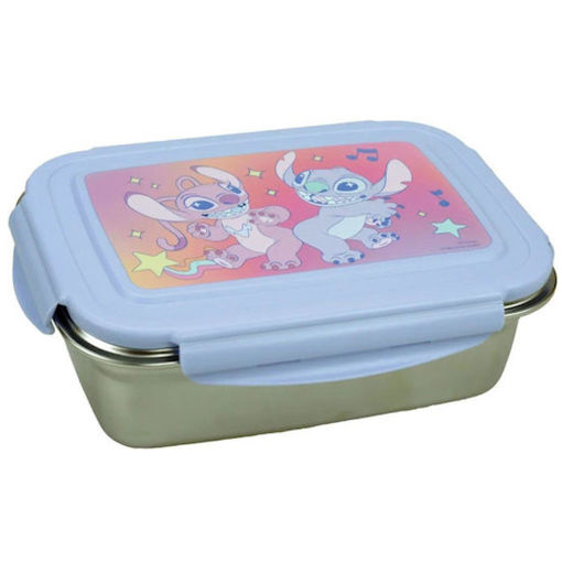 Εικόνα της Φαγητοδοχείο Gim Stainless Steel 0.9lt Stitch 552-04268