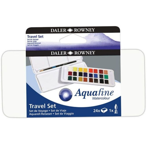 Εικόνα της Set water coloure aquafine Half Pan 24τεμ. Daler Rowney 131900102