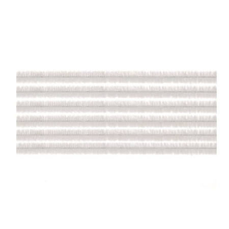 Εικόνα της Σύρμα πίπας Glorex λευκό  Φ8mmX50cm 10τεμ. 63800613
