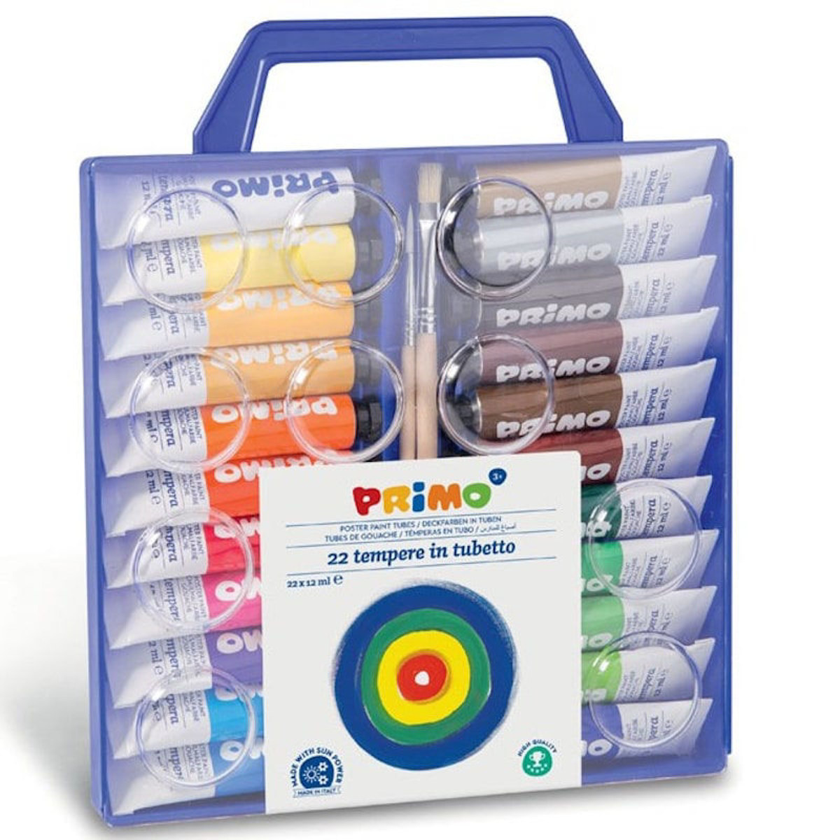 Εικόνα της Τέμπερες Primo set 22τεμ με 2/πινέλα 12ml 449T22VA Cmp