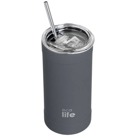 Εικόνα της Θερμός Ecolife Coffee Stone Grey 500ml 33-BO-4127