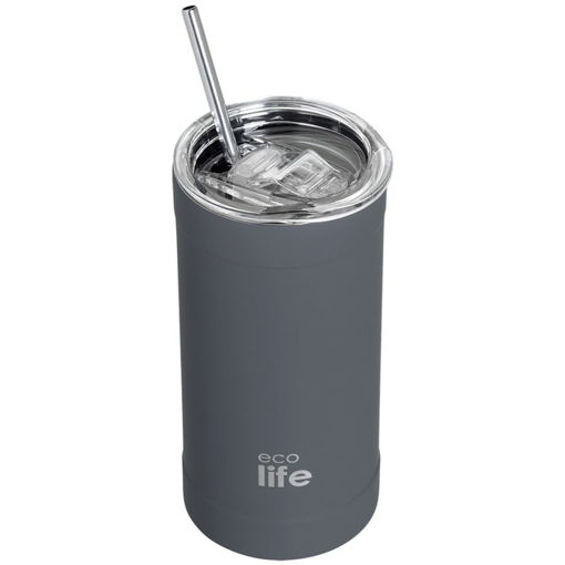 Εικόνα της Θερμός Ecolife Coffee Stone Grey 500ml 33-BO-4127