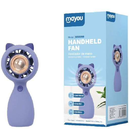 Εικόνα της Ανεμιστήρας Mayou επαναφορτιζόμενος 300mah 5v/0.5a Micro USB  SD2098