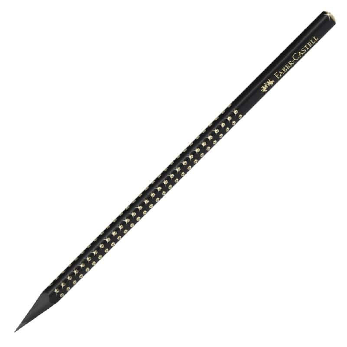 Εικόνα της Μολύβι Faber Castell Grip Sparkle Μαύρο-Χρυσό 118278