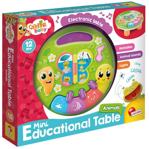 Εικόνα της Μίνι Εκπαιδευτικό Τραπέζι Animals Gim Carotina Baby 820-09906