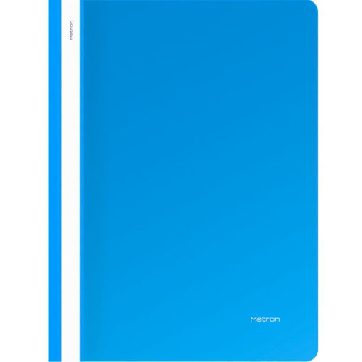Εικόνα της Ντοσιέ έλασμα Metron πακέτο 25τεμ. γαλάζιο 58300-LB
