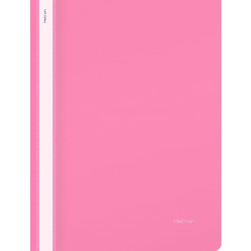 Εικόνα της Ντοσιέ έλασμα Metron πακέτο 25τεμ. ρόζ 58300-P