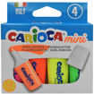 Εικόνα της Μαρκαδόροι υπογράμμισης Carioca mini σετ 4τεμ. 42868