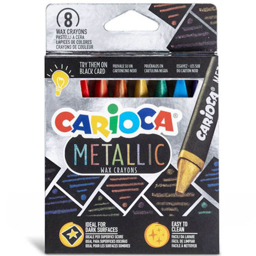 Εικόνα της Κηρομπογιές Carioca Metallic max 8τεμ. 43163